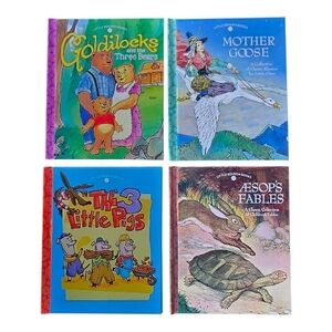 Set of 4 Classic Hardcover Children's Storybooks